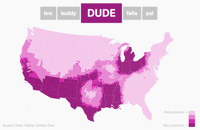 dude-map interactive infographic